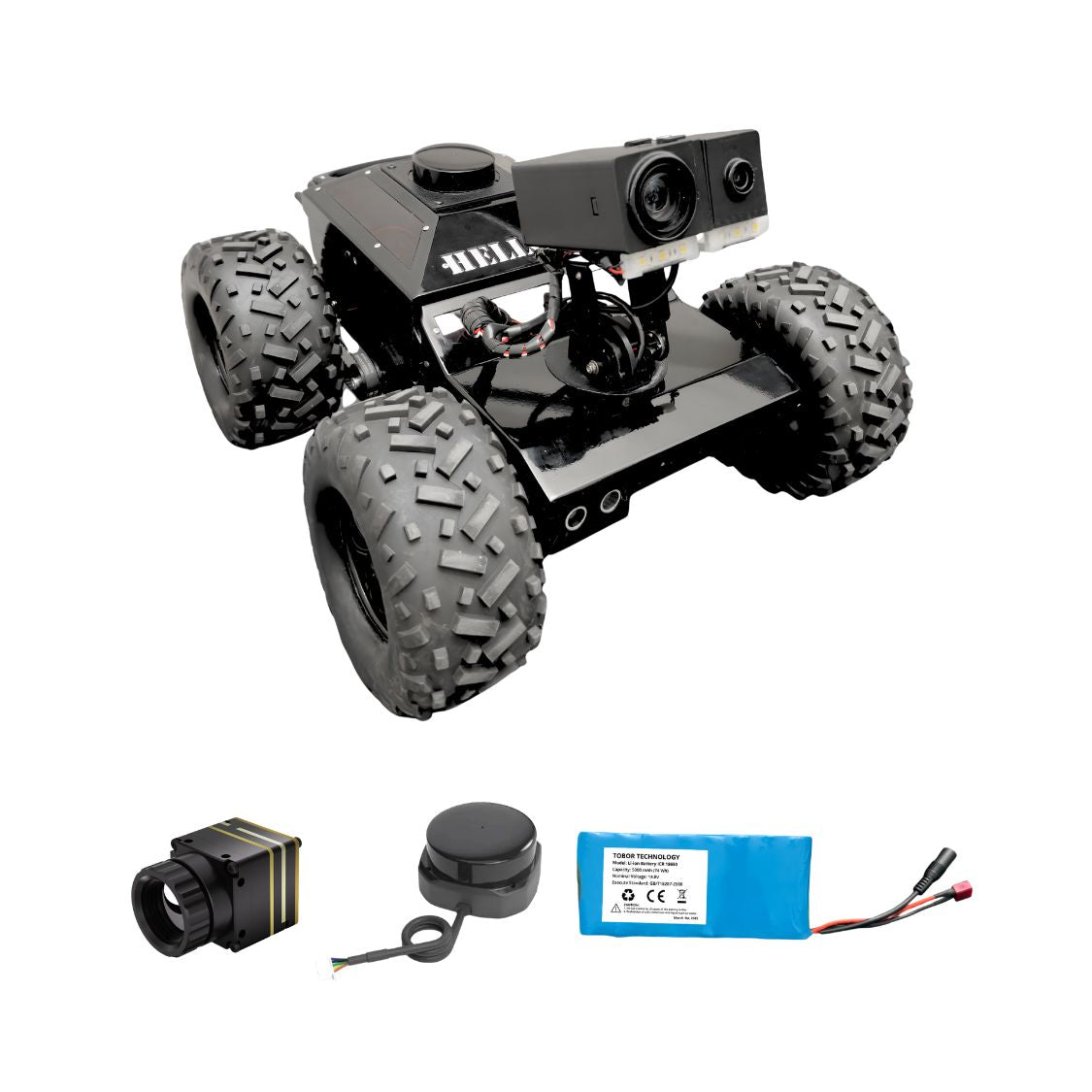 TOBOR Hellcat Xtreme | Long-Range Inspection Crawler | 20x Zoom & Laser Included