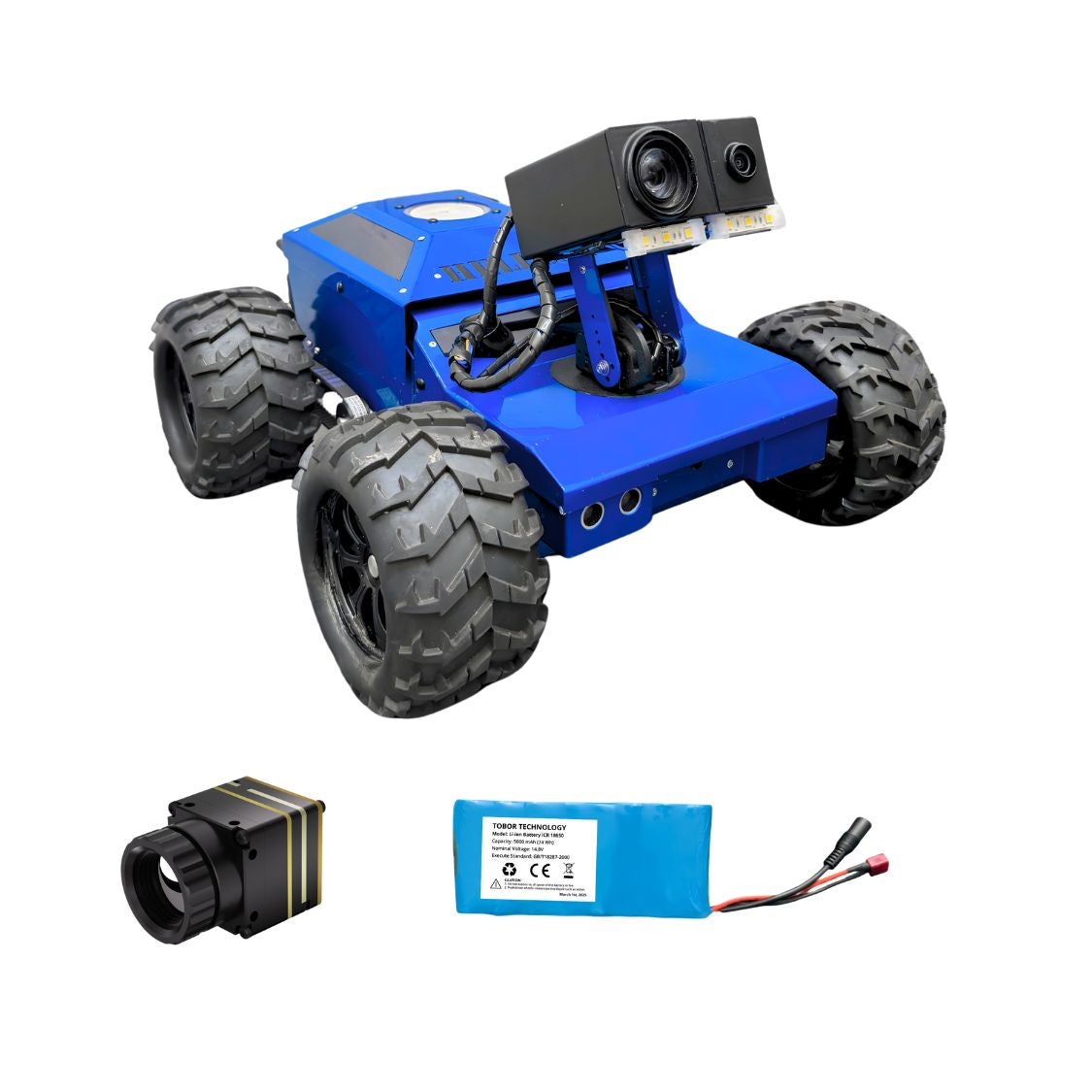 TOBOR Hellcat Xtreme | Long-Range Inspection Crawler | 20x Zoom & Laser Included