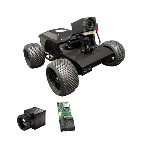 TOBOR Hellcat Optimus Fast Crawlspace Robot | 5x Optical Zoom Wired Inspection Camera for Rough Terrain