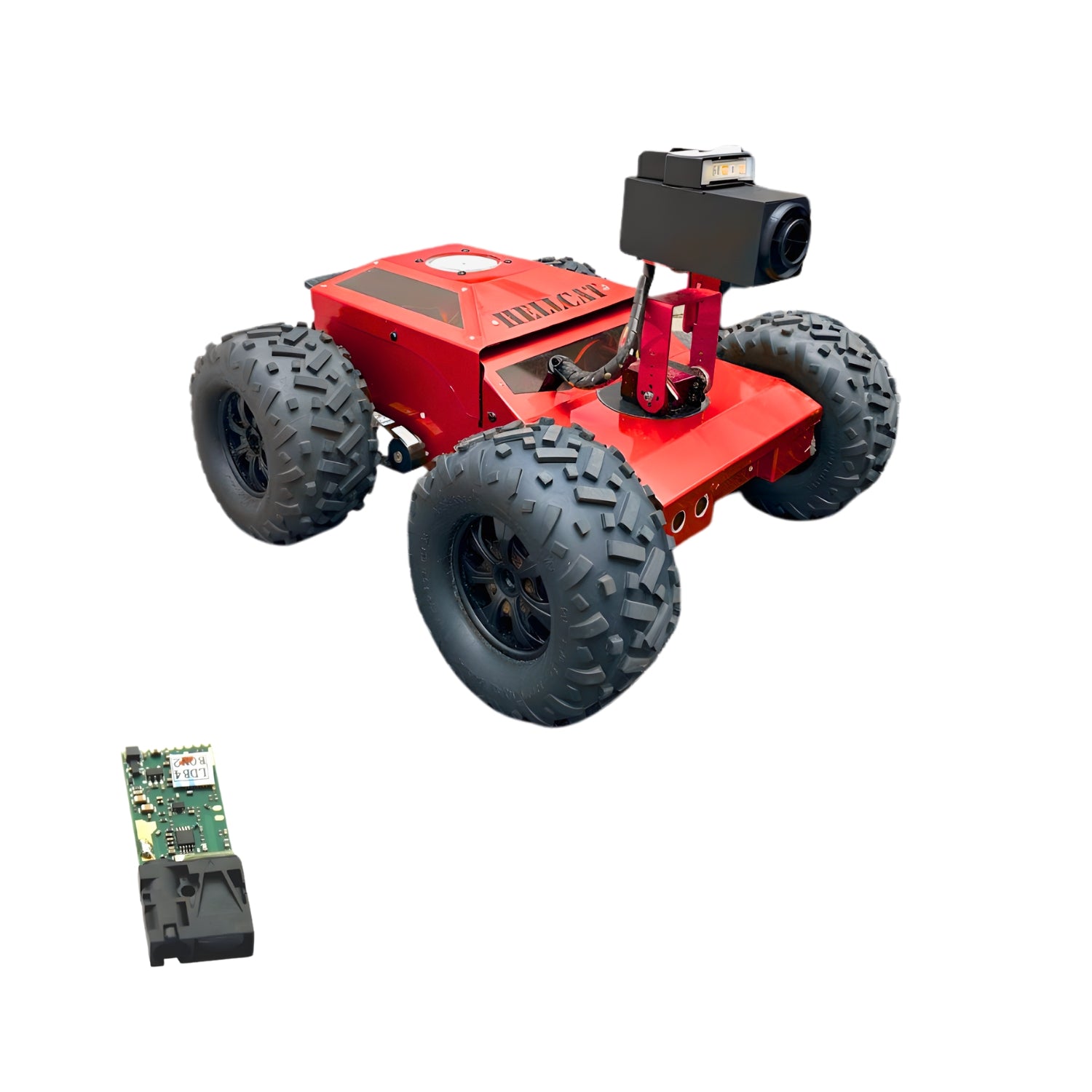 TOBOR Hellcat Optimus – Conquer Rough Terrain with Speed and Precision | Fast Crawlspace Robot with 5x Zoom Camera & Additional Wired Angle Camera