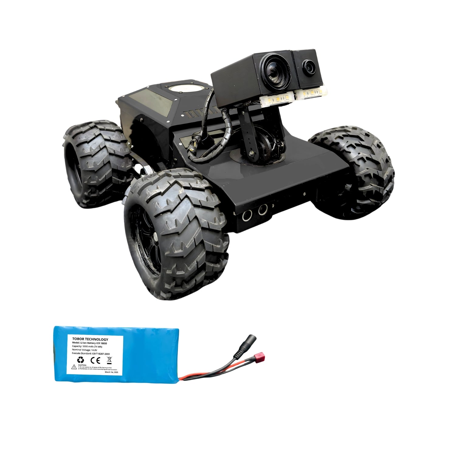 TOBOR Hellcat Xtreme | Long-Range Inspection Crawler | 20x Zoom & Laser Included