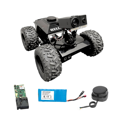 Professional Hellcat Xtreme black kit with 3D LiDAR, laser, and battery.