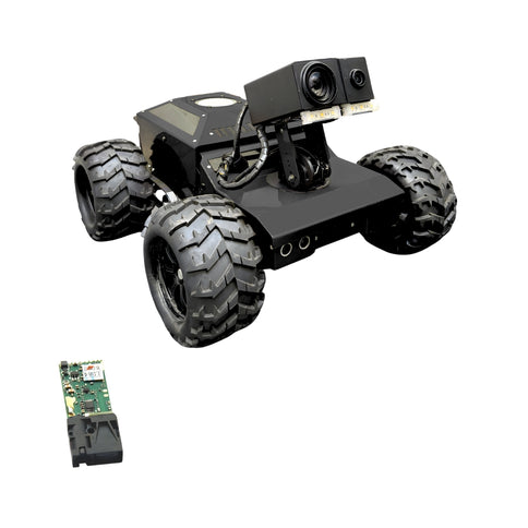 Hellcat Xtreme black matte inspection robot with laser sensor.