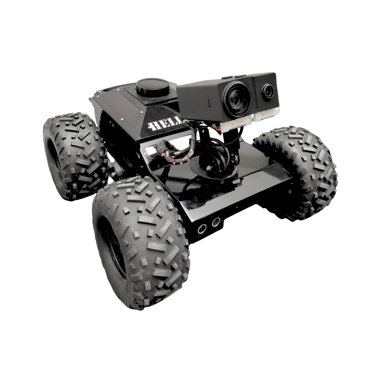 Detailed technical specifications for the Hellcat Xtreme robot including LiDAR and Optical Zoom features.