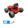 Red Hellcat Optimus rugged remote camera with 8000mAh backup battery.