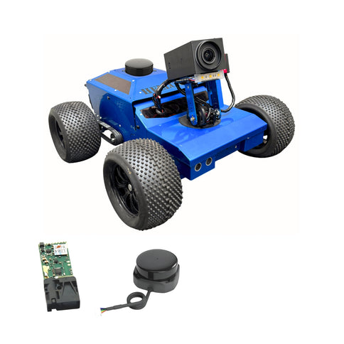 Blue Hellcat Optimus digital crawlspace inspection tool with LiDAR & laser sensor.