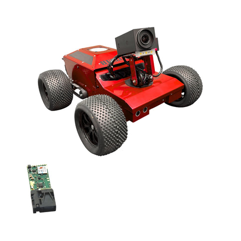 Red Hellcat Optimus remote foundation inspection tool with precision laser.