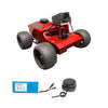 Red Hellcat Optimus inspection robot with LiDAR mapping and extra battery.