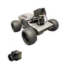 Robot chassis with camera on a white background