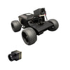 Robotic vehicle with camera on a white background