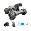 Robot chassis with additional components on a white background